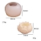 DIY Silicone Candle Molds, for Candle Making, Flower, 88x54mm