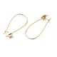 Brass Ear Hooks&nbsp;KK-F916-02G-2
