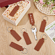 PU Leather Keychains&nbsp;KEYC-WH0038-39-4