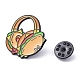 Black Alloy Brooches&nbsp;JEWB-G035-01C-3