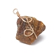 Raw Rough Gemstone Copper Wire Wrapped Pendants&nbsp;PALLOY-JF03028-5