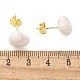 Brass Stud Earrings&nbsp;EJEW-F359-06G-01-3