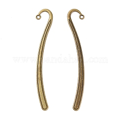 Tibetan Style Bookmarks, Lead Free and Cadmium Free and Nickel Free, Antique Bronze, 122x20mm, Hole: 2mm