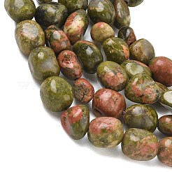 Natural Unakite Beads Strands&nbsp;G-C286-A13