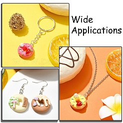 20Pcs 10 Colors Opaque Resin Imitation Food Pendants&nbsp;CRES-YW0001-31