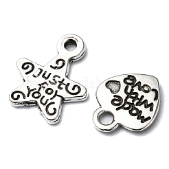 48Pcs 6 Style Tibetan Style Alloy Pendants&nbsp;FIND-FS0001-46