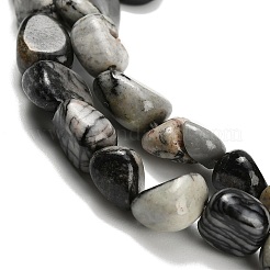 Natural Picasso Jasper Beads Strands&nbsp;G-K398-A01-01