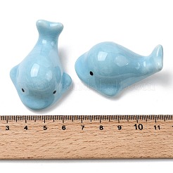 Dolphin Porcelain Display Decorations&nbsp;DJEW-G048-02A-02