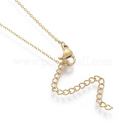 Brass Pendant Necklaces&nbsp;NJEW-I230-17