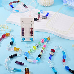 3Strands Mixed Styles Glass Beads Strands&nbsp;GLAA-TA0004-33
