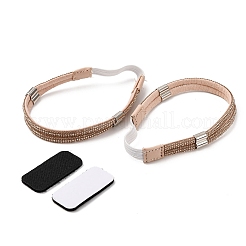 3 Pairs 3 Colors Elastic Imitation Leather Shoelace Bands&nbsp;FIND-DR0001-15A