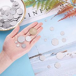 304 Stainless Steel Stamping Blank Tag Pendants&nbsp;STAS-PH0019-28P