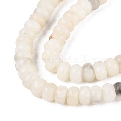 Natural White African Opal Beads Strands&nbsp;G-N367-02A-01