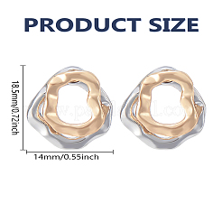 1Pair Alloy Stud Earrings for Women&nbsp;EJEW-LP0008-006