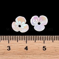 UV Plating Opaque Acrylic Bead Cap&nbsp;OACR-K001-44