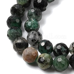 Natural Emerald Beads Strands&nbsp;G-G294-D01-6mm