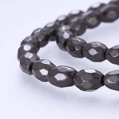 Magnetic Hematite Beads Strands&nbsp;G-P314-04-A