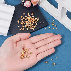 150Pcs 5 Styles Brass Beads&nbsp;KK-TA0008-22G