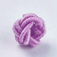 Polyester Weave Beads&nbsp;WOVE-K001-A17