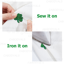 40Pcs Saint Patrick's Day Computerized Embroidery Cloth Self Adhesive Patches&nbsp;PATC-CY0001-51A
