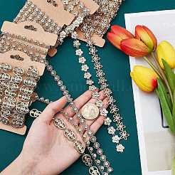 5 Cards 5 Style Plastic & Resin Chains&nbsp;FIND-PH0003-59