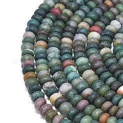 Natural Indian Agate Beads Strands&nbsp;G-P575-A08-6x4mm