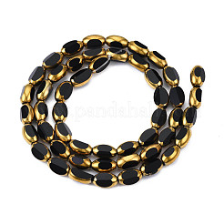 Electroplate Glass Beads Strands&nbsp;EGLA-N008-015A