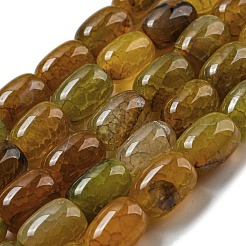 Natural Dragon Veins Agate Beads Strands&nbsp;G-A223-D11-01G