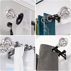 Plastic Round Curtain Rod Finials&nbsp;FIND-GF0002-90A