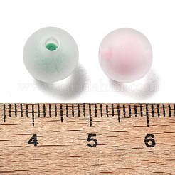 Frosted Transparent Acrylic Beads&nbsp;OACR-A032-14B