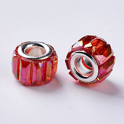 Transparent Resin European Beads&nbsp;LS-X-RPDL-Q023-A-B04
