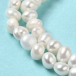 Natural Cultured Freshwater Pearl Beads Strands&nbsp;PEAR-E017-25