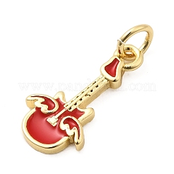 Brass Enamel Pendants&nbsp;KK-A268-20G-01