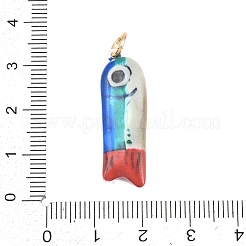 Brass Pendants&nbsp;KK-B183-02G