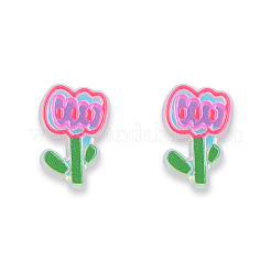 Plate Acrylic Cabochons&nbsp;OACR-N135-18
