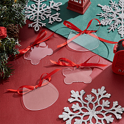 20Pcs Blank Acrylic Pendants&nbsp;DIY-WR0003-40