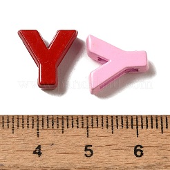 Alloy Spray Paint Slide Charms&nbsp;LS-PALLOY-TAC0018-03-Y