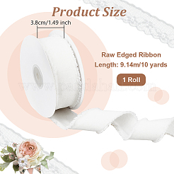 10 Yards Velvet Frayed Ribbon&nbsp;SRIB-WH0011-226A