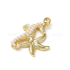Plastic Imitation Pearl Pendants&nbsp;KK-P320-01E-G
