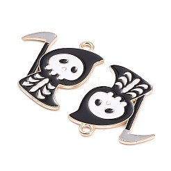 Halloween Alloy Enamel Pendants&nbsp;PALLOY-K007-04KCG