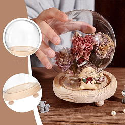 1Pc Glass Dome Cover&nbsp;DJEW-PH0001-40