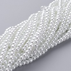 Glass Pearl Beads Strands&nbsp;HY-4D-B01