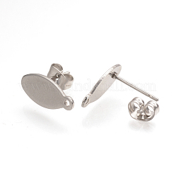 Non-Tarnish 304 Stainless Steel Stud Earring Findings&nbsp;X-STAS-Q223-03