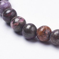 Natural Pyrite Beads Strands&nbsp;LS-G-K181-6mm-H02