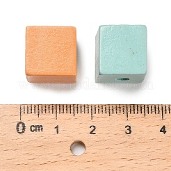 Printed Wood Beads&nbsp;WOOD-Z006-01A