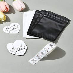 Thanksgiving Day Theme Rectangle Plastic Packaging Yin-yang Resealable Bags&nbsp;OPP-FS0001-12