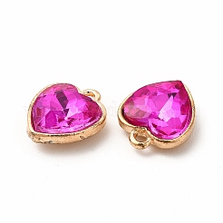 Faceted Glass Rhinestone Pendants&nbsp;GLAA-I051-B20