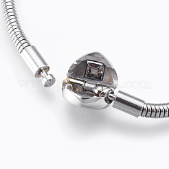 Tarnish Resistant 304 Stainless Steel European Style Chains Bracelet Making&nbsp;STAS-E428-10A-P