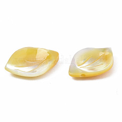 Natural Yellow Shell Pendants&nbsp;SSHEL-S258-101B
