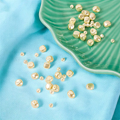 50Pcs 2 Styles Electroplated Shell Pearl Beads&nbsp;BSHE-TA0001-17
